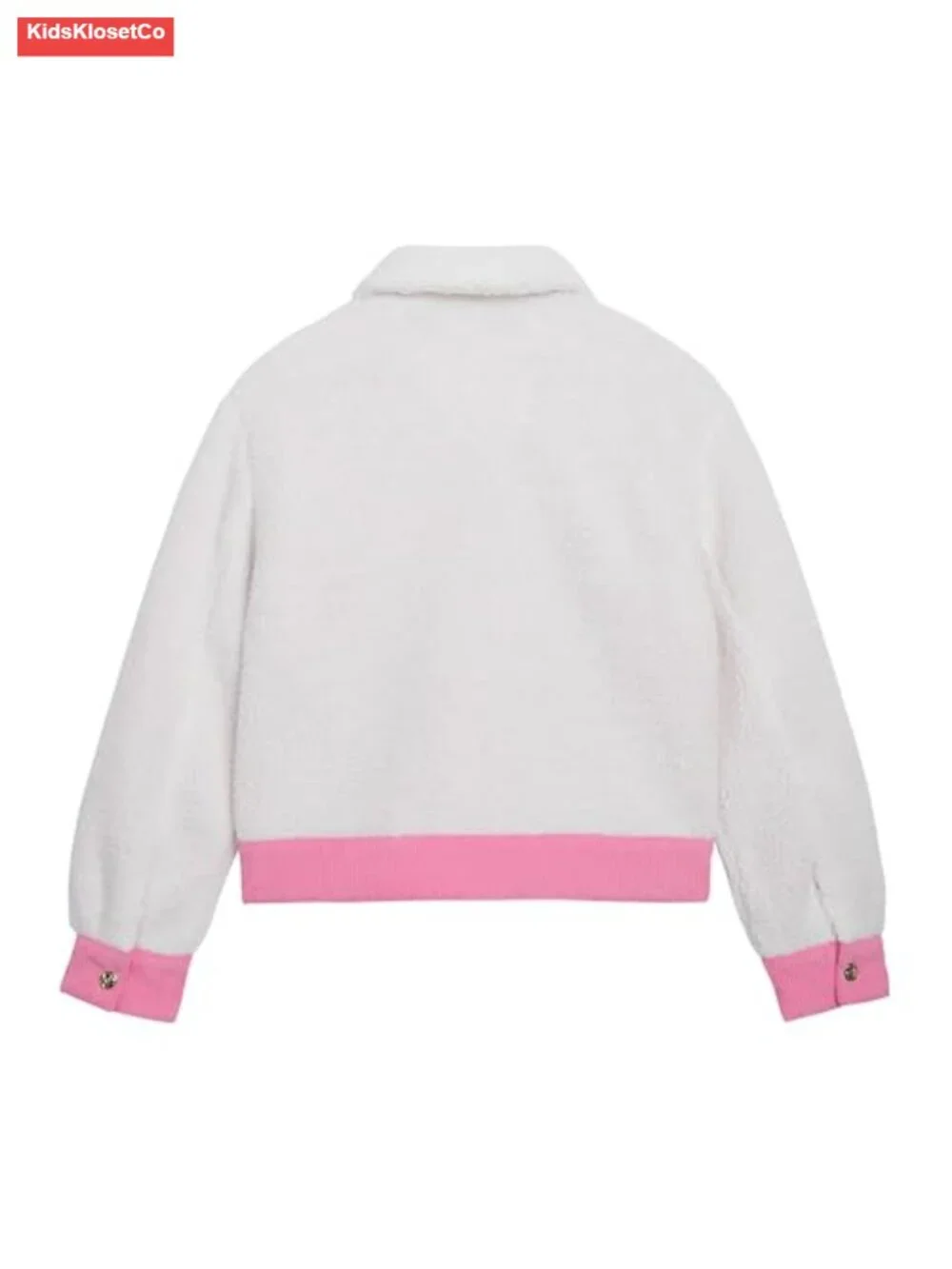 Girls Sherpa Trucker Jacket with Corduroy Trim - Warm Fall Outerwear